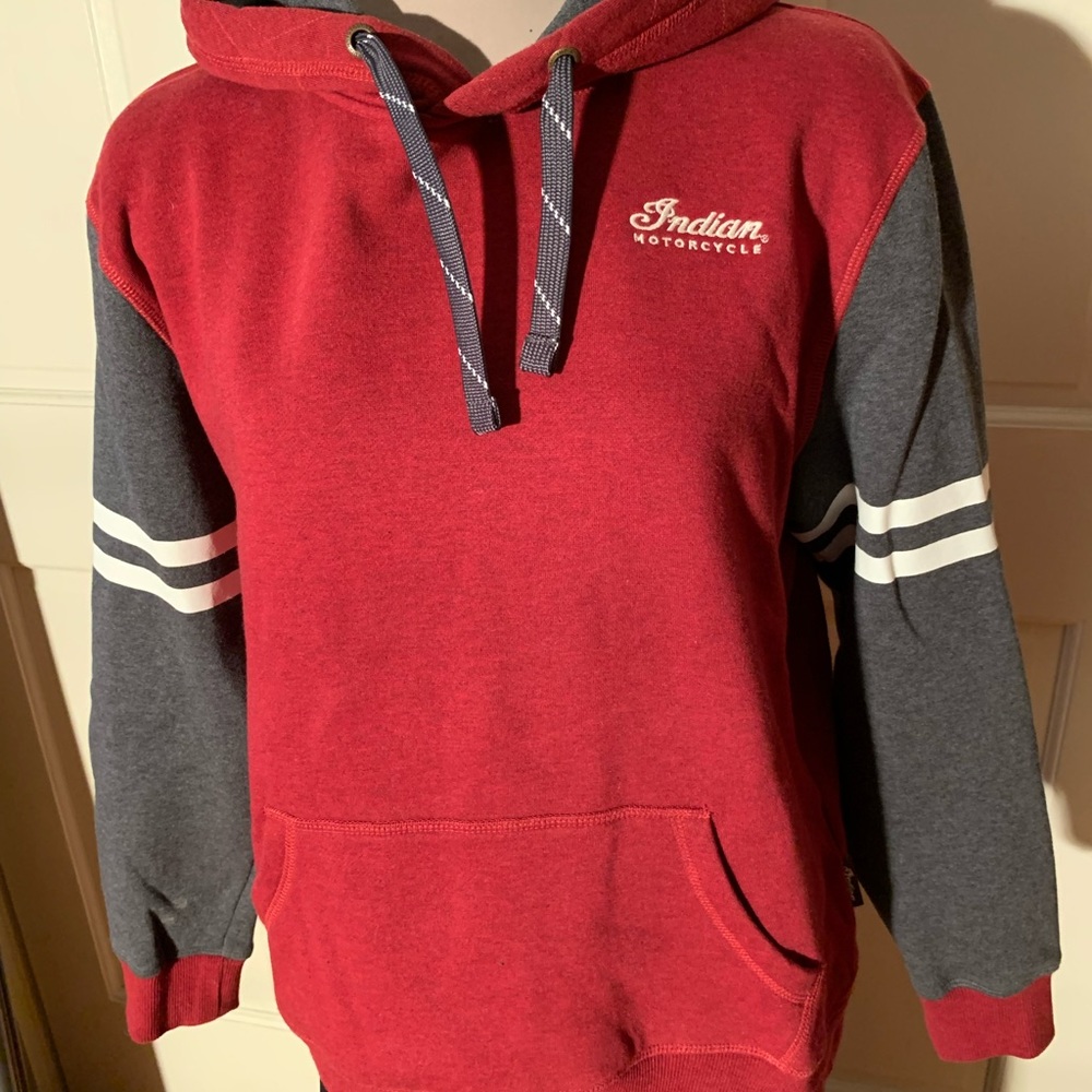 Genuine Women’s Indian Motorcycle Hoodie Sweatshirt, Brand New, size Medium.